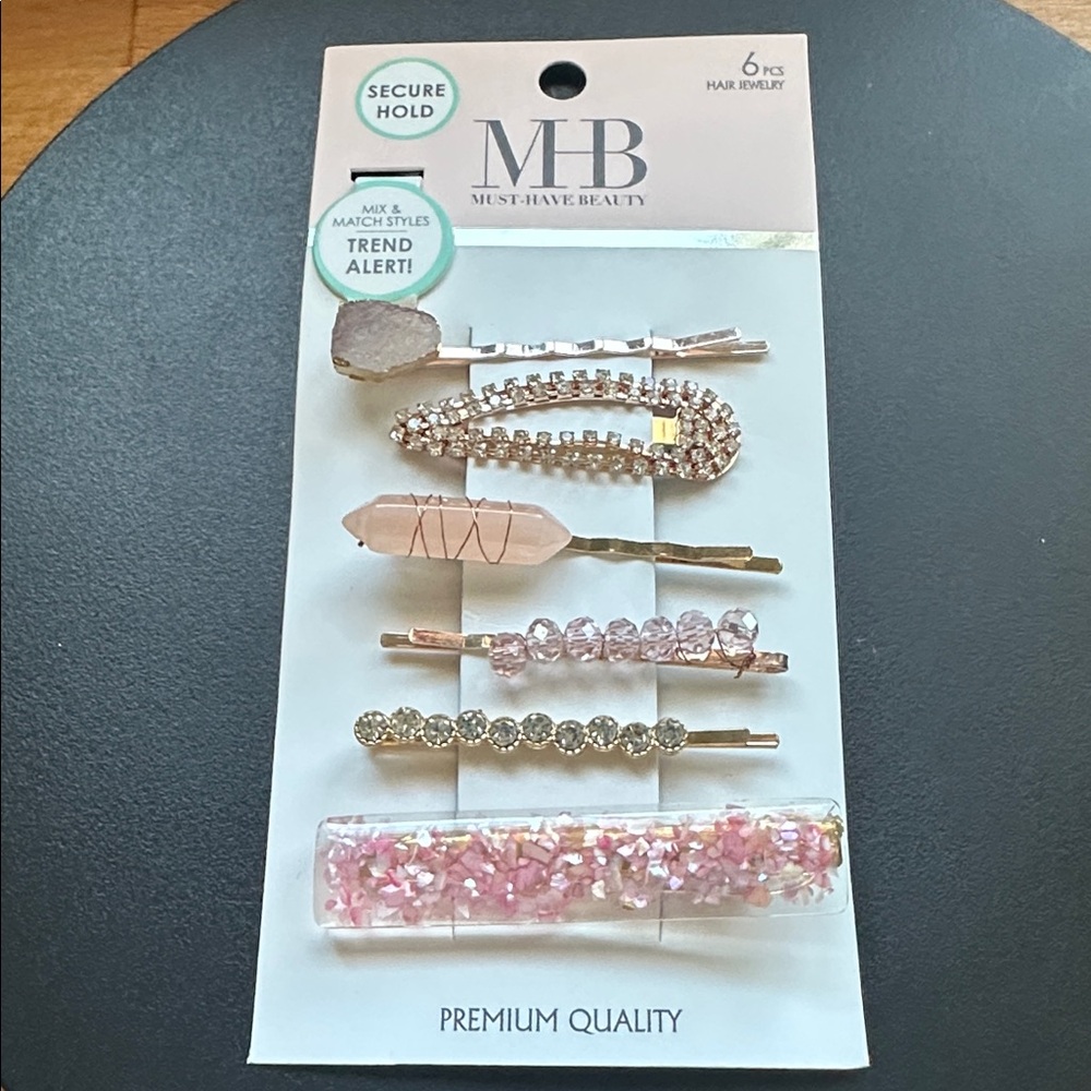 Must Have Beauty Hair Styling Set - Pink and Gold